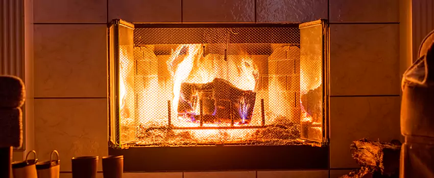 Mendota Hearth Landscape Fireplace Installation in Waycross, Georgia